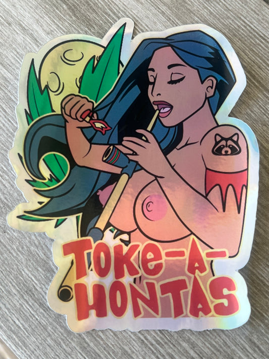 Tokahontas v2 Mega Holo Sticker