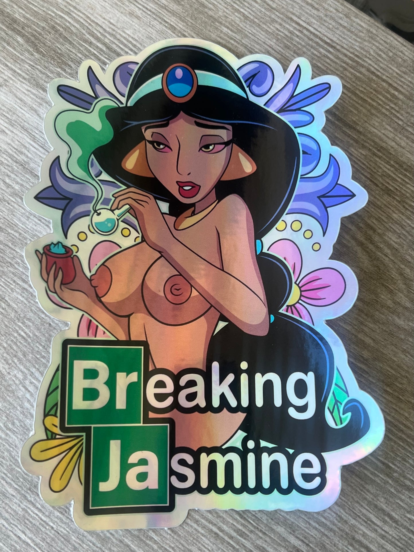 Jasmine v2 Mega Holo Sticker